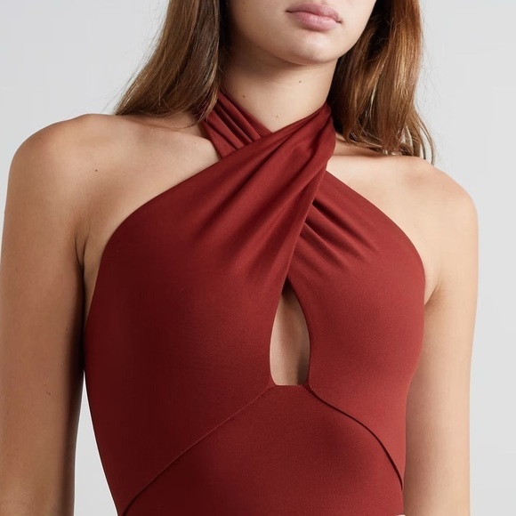 ALIX NYC Oliver Bodysuit in Crimson - Picture 1 of 13